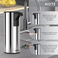 thumbnail image 2 of Automatic Touchless Soap Dispenser 11.8oz 4 Adjustable Levels Automatic Stainless Steel Handheld Soap Dispenser Battery Powered, 2 of 5