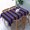 Black, Blue and Brown, variant on Rectangle Tablecloth Orange, Black, White Stripes Oblong Table Cover Washable Table Cloths for Kitchen Dinning Party Tabletop Modern Decoration 60 x 102inch