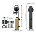 thumbnail image 3 of VEVOR 8 ft, Sliding Barn Door, 96.1'' x 1.5'' x 0.2'' Carbon Steel Material Barn Door Hardware Kit, 3 of 9