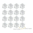 thumbnail image 6 of 600 pcs  Fake Ice Cubes Artificial Clear Ice Cubes Simulated Ice Cubes Props, 6 of 6