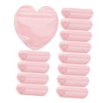 thumbnail image 3 of Bolsas de joyería de PVC con forma de corazón Bolsas de embalaje de joyería Portátiles Visibles Prácticas 300 Uds., 3 of 8