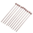 thumbnail image 3 of KAKOWELY 10Pcs Wood Mallets Percussion Sticks Musical Percussion Instrument Accessories,8.35"X0.79"X0.79", 3 of 4
