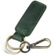 thumbnail image 1 of Nvzi Llavero de cuero para coche, llavero universal, llavero de cuero unisex, doble anilla verde, 1 unidad, 1 of 5