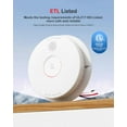 thumbnail image 2 of SITERWELL Hardwired Interconnected Smoke Detector, Photoelectric Smoke Alarm with 9V Backup Battery, Fire Alarm with Test/Silence Button, ETL-9th Listed, GS562A, 4 Packs, 2 of 7