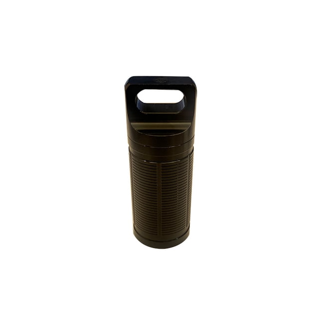 Pastillero grande de aleación de aluminio CNC para exteriores, botella de almacenamiento de metal sellada, tanque simple portátil a prueba de humedad