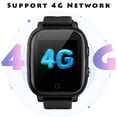 thumbnail image 3 of TOPCHANCES 4G Kids Smart Watch for Boys Girls, 1.4" Touch Screen Smartwatch with GPS Tracker, IP67 Waterproof Smart Phone Watch, Black, 3 of 10