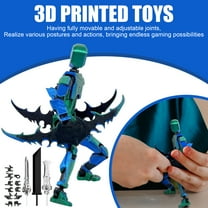 30% off!Titan 13 Action Figure,Assembly Completed Dummy 13 Action Figure Lucky 13 Action Figure T13 Action Figure 3D Printed Multi-Jointed Movable，C