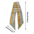 thumbnail image 4 of UJNDER Womens Elegant Pointed Long Scarf Fashionable Versatile Neck Wrap Stole Bandana Accessory Neck Scarf for Women,Yellow,One Size, 4 of 4