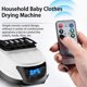 thumbnail image 4 of 1 Set Electric Clothes Dryer With Timing Mute Silent Remote Control Portable Electric Warm Air Dryer Clothes Drying Machine Laundry Garment Kaesi, 4 of 5