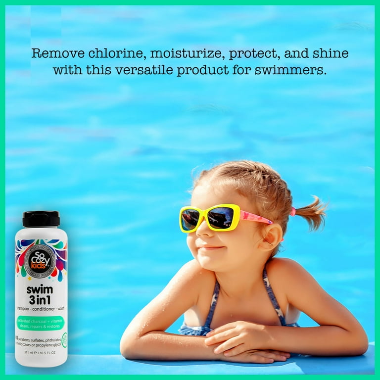SoCozy Kid's Swim 3-in-1 Shampoo Conditioner Body Wash for All