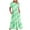Green, variant on Horkkom Shirt Dresses for Women Short Sleeve Crew Neck Maxi Dresses Casual Loose Gradient Print Long Dresses with Pockets L