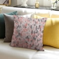 thumbnail image 3 of BANET  Pale Pink Throw Pillow Cushion Cover, Conceptual Arrows Pattern Chevron Inspired Vintage Diagonally Striped, Decorative Square Accent Pillow Case 12x12in, 3 of 5