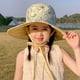 thumbnail image 5 of Sombrero de pescador con protección solar de doble cara para niños, de 52 a 54 cm de circunferencia, de verano, de ala grande, antiultravioleta, amarillo, 5 of 5