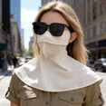 thumbnail image 4 of Sun Protection Guard Lightweight Quick-Dry Fabric Ice Silk Face Guard Shawl Design Semi-covered Face Neck Sun Shield, 4 of 8