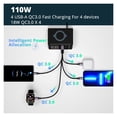 thumbnail image 3 of W USB Type C Charger Wireless Charing Multi Ports Fast Phone Charger PD QC3.0 Quick Charge ,Universal Compatibility, 3 of 6