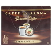 Gourmet Caffe de Aroma French Vanilla Blend K-Cups 12ct