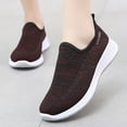 thumbnail image 5 of CHICVOMEY Women's Slip-On Walking Shoes Breathable Mesh Sneakers with Non-Slip Cushioned Sole for Travel Work Running Women's Athletic Shoes, 5 of 7