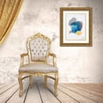 thumbnail image 3 of Duncan-He, Louis 12x14 Gold Ornate Wood Framed with Double Matting Museum Art Print Titled - Indigo Blossom No. 1, 3 of 4