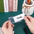 thumbnail image 4 of 50pcs Labels for Storage Bins Plastic Label Clip, Basket Labels Clip On Wire Shelf Price Label Holder Merchandise Sign Display Holder, 50pcs Label Insert Included (2.76IN*1.65IN), 4 of 4