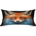 thumbnail image 2 of GZHJMY Beautiful Portrait of A Fox Plush Pillow Case,Zippered Bed Pillow Pillowcases,Super Soft and Cozy Pillowcase Covers for Sleep - King Size 20x40in Home Decor, 2 of 7