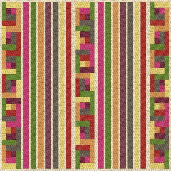 Ahgly Company Indoor Square Patterned Metallic Gold Area Rugs, 6' Square