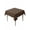 Brown, variant on Dark Brown Rattan Table Cloth, Waterproof Tablecloth for Square Tables, Vintage Abstract Wicker Texture Reusable Washable Fabric Table Cover for Restaurant Kitchen Dining Tables 54"x54"