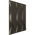 thumbnail image 2 of Ekena Millwork 19 5/8"W x 19 5/8"H Nexus EnduraWall Decorative 3D Wall Panel, Universal Aged Metallic Weathered Steel (12-Pack for 32.04 Sq. Ft.), 2 of 6