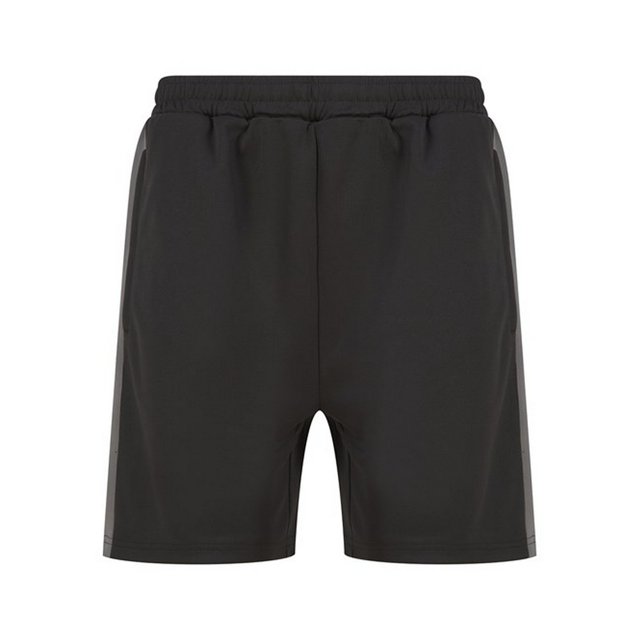 Finden & Hales - Pantalones Cortos para Hombre (Negro, Gris Bronce de Cañón)