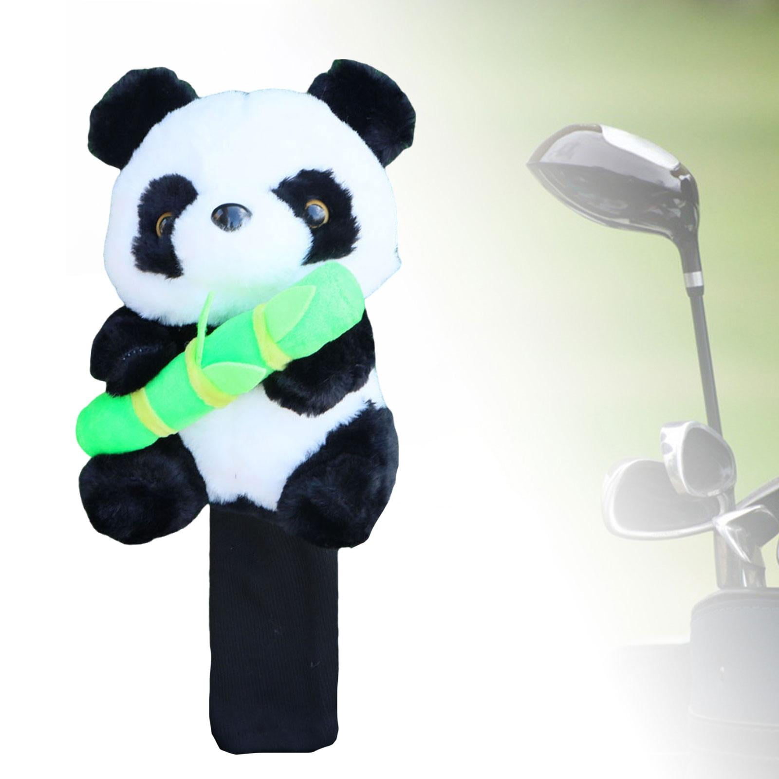 harayaa Golf Head Cover Protection Guard Compact Equipment Comfortable Panda Lightweight