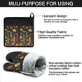 thumbnail image 7 of Pioneer Flower Kitchen Oven Mitt and Pot Holder Sets 2 Pcs for Baking, Cooking and Grilling, Heat Resistant Up To 392 °F, 7 of 7