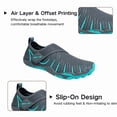 thumbnail image 3 of CHICVOMEY Water Shoes Men Close Toe Quick-Dry Fabric Anti-Slip Breathable Water Shoes for Women for Aqua Beach Snorkeling Stream Trekking Exercise Yoga, 3 of 9