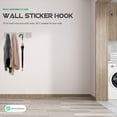 thumbnail image 4 of unbranded 12Pcs Non Trace Hook Acrylic Screw Stickers Canvas Picture Hangers For Kitchen Use Wall Pictures, 4 of 4