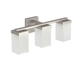 

Moen YB8863BN 90 Degree 3 Light Vanity Bathroom Light Fixture Brushed Nickel