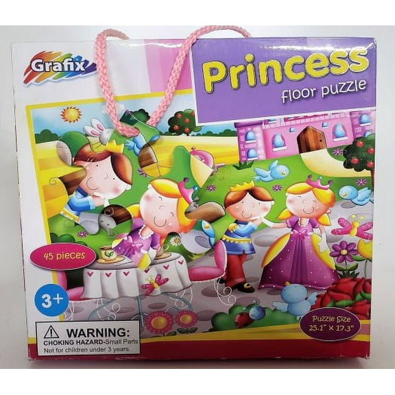 Grafix Princess Floor Puzzle 45 Piece Ages 3-6