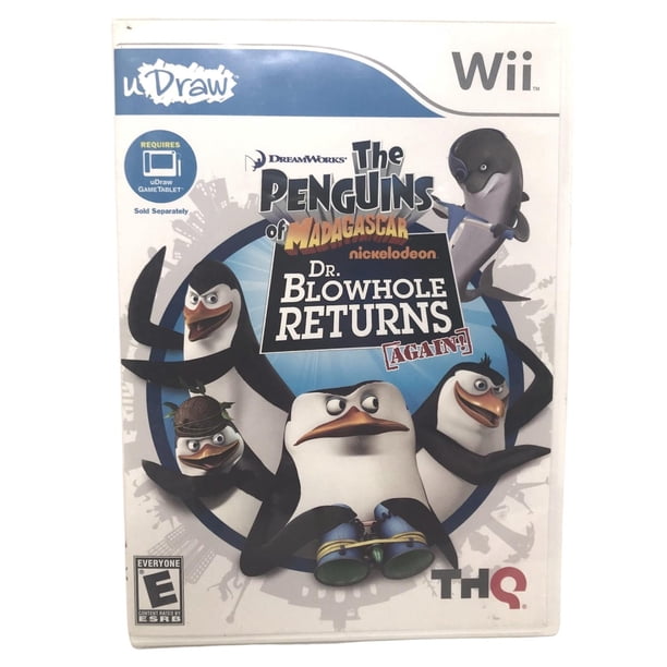 Nintendo Wii, uDraw Penguins of Madagascar: Dr. Blowhole Returns Again