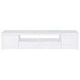 thumbnail image 4 of Jude 2-door Engineered Wood 79-inch TV Stand White High Gloss, 4 of 12