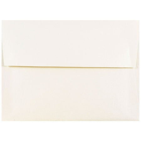 Stardream Opal Square - JAM Paper A6 Invitation Envelope, 4 3/4 x 6 1/2, Opal Stardream Metallic, 250/pack