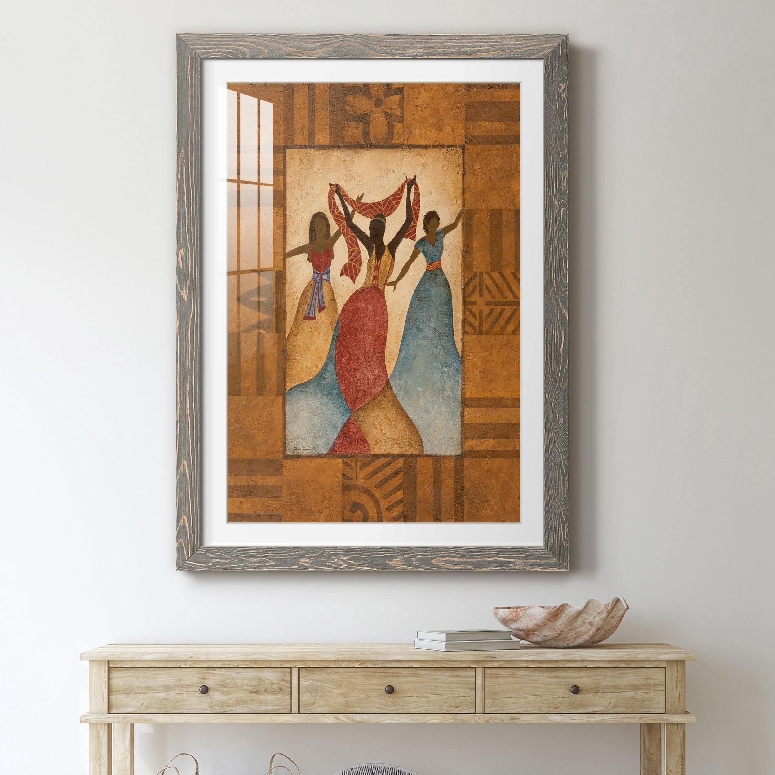 Rhythm - Premium Framed Print - Distressed Barnwood Frame - Ready to Hang