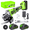 Green angle grinder battery * 2, variant on DGB Cordless Brushless Angle Grinder, Handheld Power Grinder for Cutting, Grinding and Polishing, Portable Electric Grinder for Metal, Wood and Tile Working