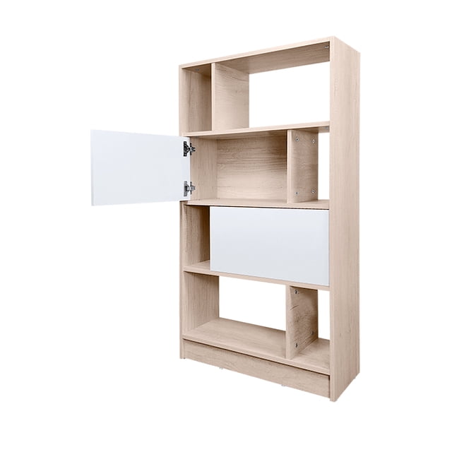 Librero Organizado DEREK Con Puertas Minimalista