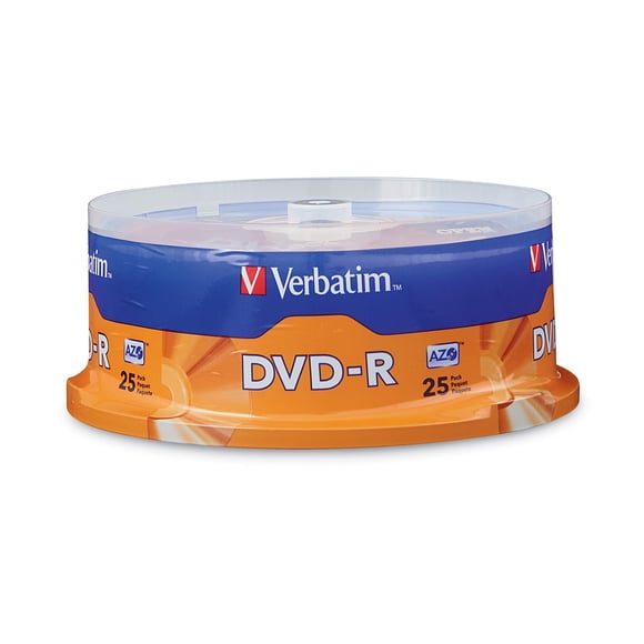 DVD-R Verbatim AZO Dye 4.7 GB 16X paquete de 25
