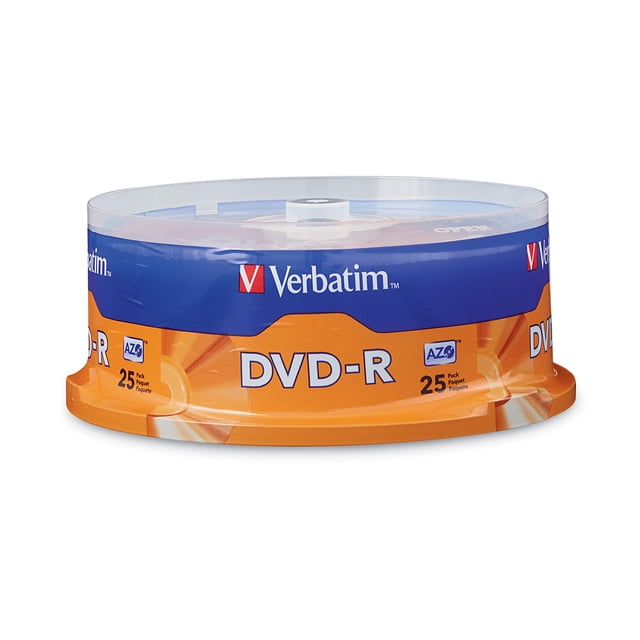 DVD-R Verbatim AZO Dye 4.7 GB 16X paquete de 25
