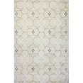 thumbnail image 1 of Bashian R129-IV-2.6X8-HG308 Bashian Greenwich Collection Geometric Contemporary Wool & Viscose Hand Tufted Area Rug, Ivory - 2 ft. 6 in. x 8 ft., 1 of 5