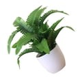 thumbnail image 3 of facefd Artificial Potted Plant Leaf Simulation Leaves Home Office Desktop Greenery Decoration, Plant Type 1, 3 of 4