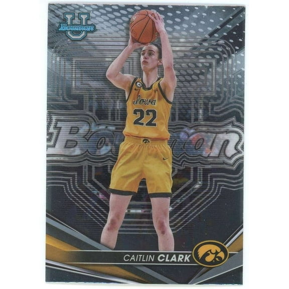 WNBA 2022-23 Bowman Best Chrome University Caitlin Clark #50