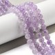 thumbnail image 1 of Natural Amethyst Beads Strands Round Violet 8mm Hole: 1mm about 50pcs/strand, 1 of 4