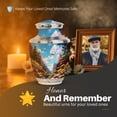 thumbnail image 5 of Yatskia Flying Bee at Blossoms Little Funeral Urns for Human Ashes Adult Male and Female, Large Cremation Urn for Adult Ashes, (Tasty 10 Inch and 3 Inch), 5 of 8