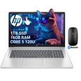 thumbnail image 1 of HP 17 Core 5 120u 16gb Ram 1tb Ssd Pantalla Tactil Hd+ 1600 Px X 900 Px 17.3 Laptop Gamer Cn4153 Incluye Windows Instalado Con Regalo, 1 of 4