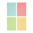 thumbnail image 2 of Large Size Lined Sticky Notes Colorful Self Lined Memo Pads Removable Sticky Notes for Student Home Message Reminder, 2 of 9