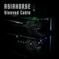 thumbnail image 3 of Asiahorse Customization Mod Sleeve Extension Power Supply Cable Kit 18AWG ATX/EPS/8-pin PCI-E/6-pin PCI-E (Black), 3 of 4